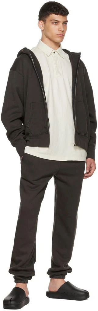 商品Les Tien|Gray Cotton Hoodie,价格¥1073,第4张图片详细描述