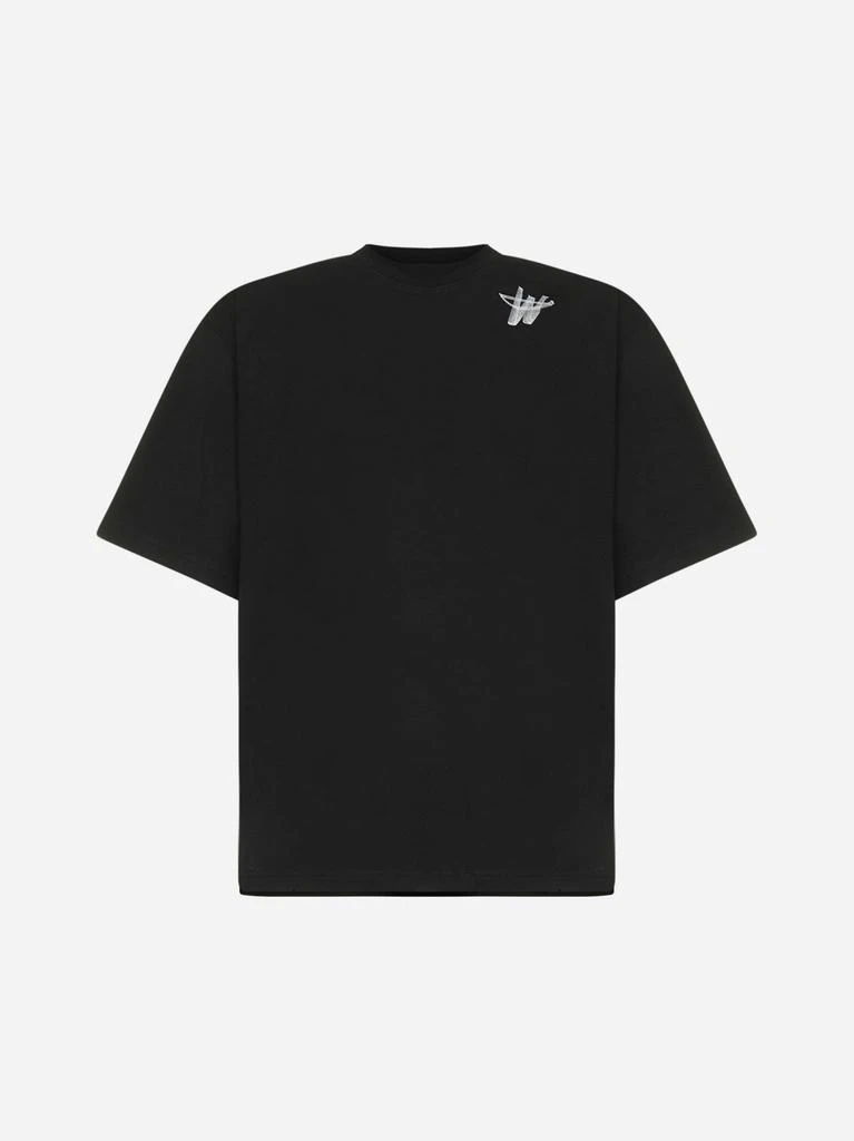 商品We11done|Logo cotton t-shirt,价格¥813,第1张图片