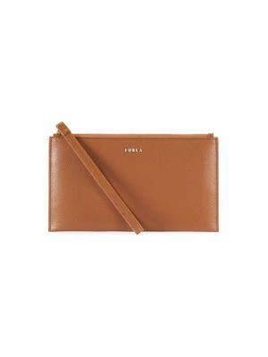 商品Furla|​Logo Leather Wristlet,价格¥413,第1张图片