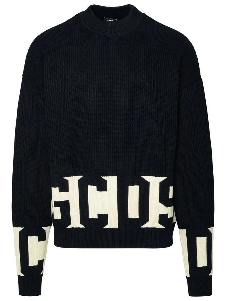 商品GCDS|GCDS Logo Intarsia Crewneck Jumper,价格¥1973,第1张图片