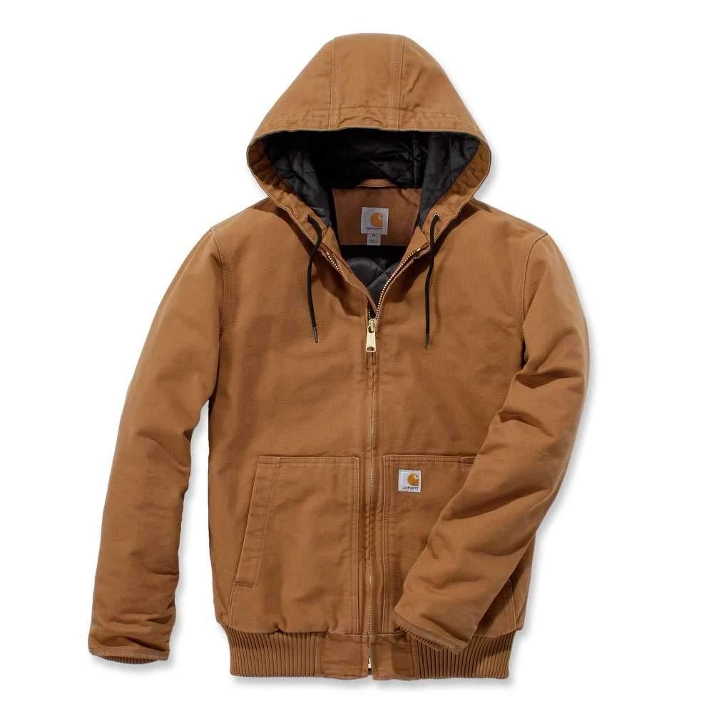 商品Carhartt|Carhartt Men's Loose Fit Washed Duck Insulated Active Jacket,价格¥1020,第1张图片