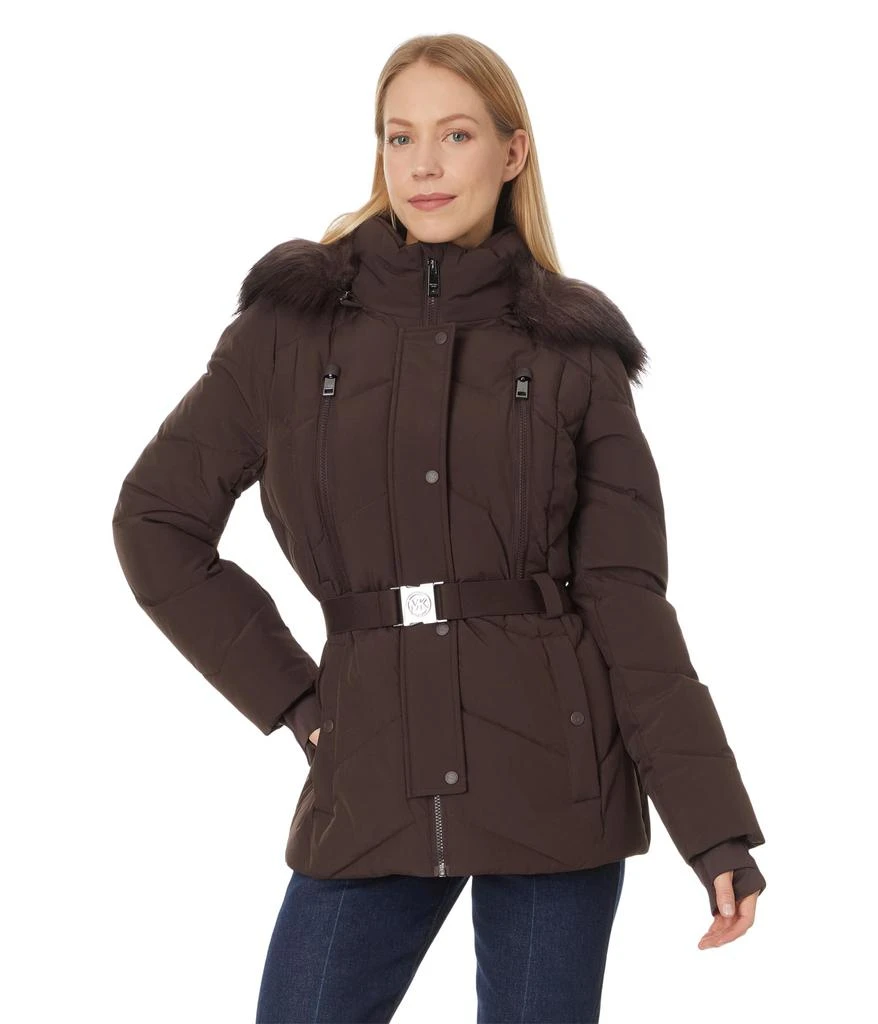 商品Michael Kors|Active Puffer With Fur Trim Hood A423409B,价格¥873,第1张图片