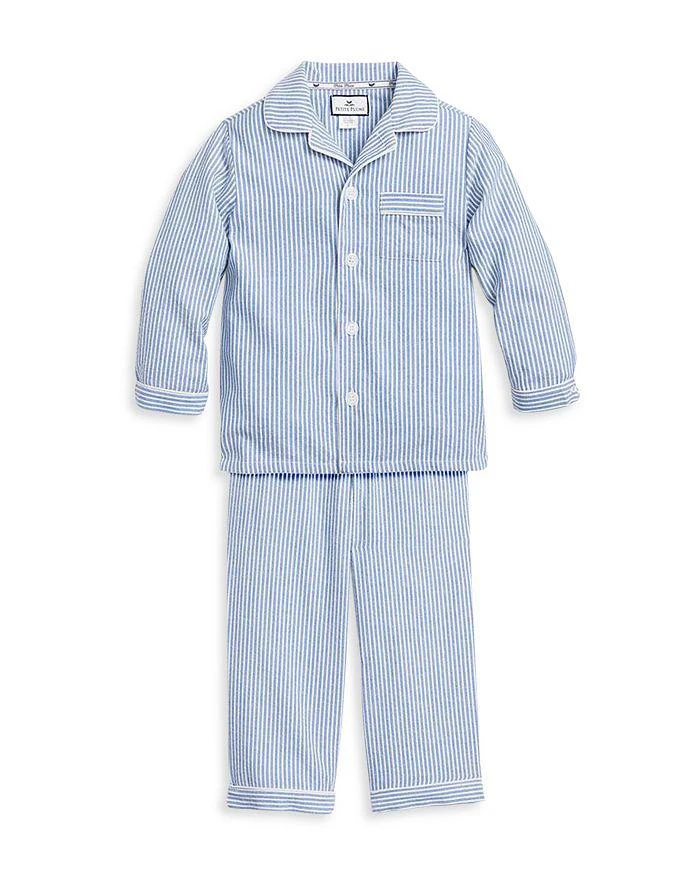 商品Petite Plume|Boys' Seersucker Pajama Set - Baby, Little Kid, Big Kid,价格¥431,第1张图片详细描述