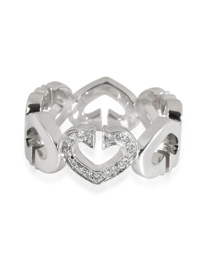 商品[二手商品] Cartier|Hearts & Symbols Diamond Band in 18K White Gold,价格¥12896,第1张图片