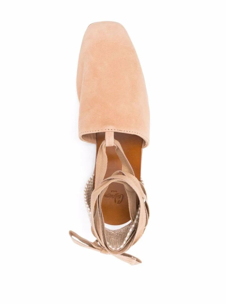 商品CASTAÑER|Castañer Sandali Espadrillas In Pelle Beige,价格¥1484,第4张图片详细描述