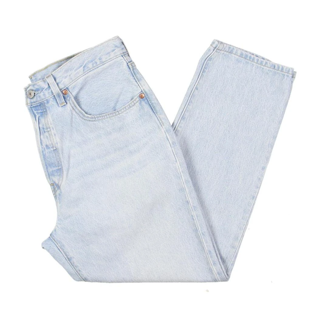 商品Levi's|Levi's Womens 501 Original Cropped Button Fly Straight Leg Jeans,价格¥146,第1张图片