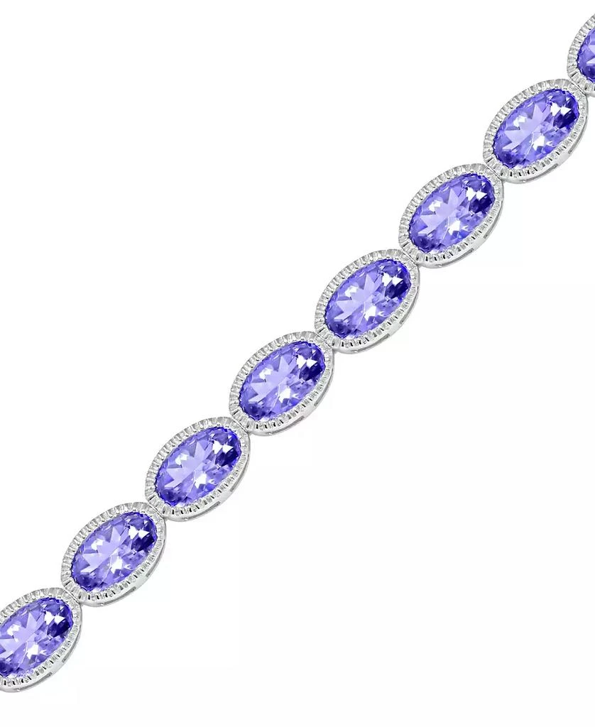 商品Macy's|Tanzanite Tennis Bracelet (6 ct. t.w.) in Sterling Silver,价格¥2692,第2张图片详细描述