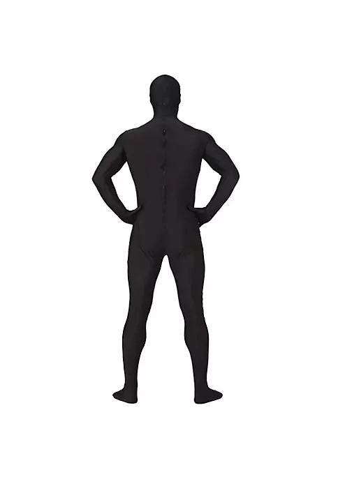 商品belk|Adult Full Body Stretch Fabric Zentai Suit   Zippered Back One Piece Stretch Suit Costume   Black X Large,价格¥225,第2张图片详细描述
