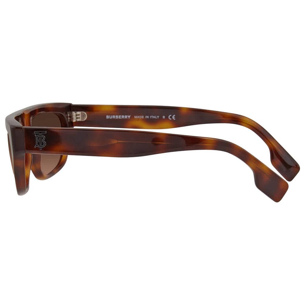 Burberry Brown Grdient Rectangular Ladies Sunglasses BE4301 331613 57商品第3张图片规格展示