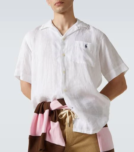 商品Ralph Lauren|Logo亚麻衬衫,价格¥1716,第5张图片详细描述