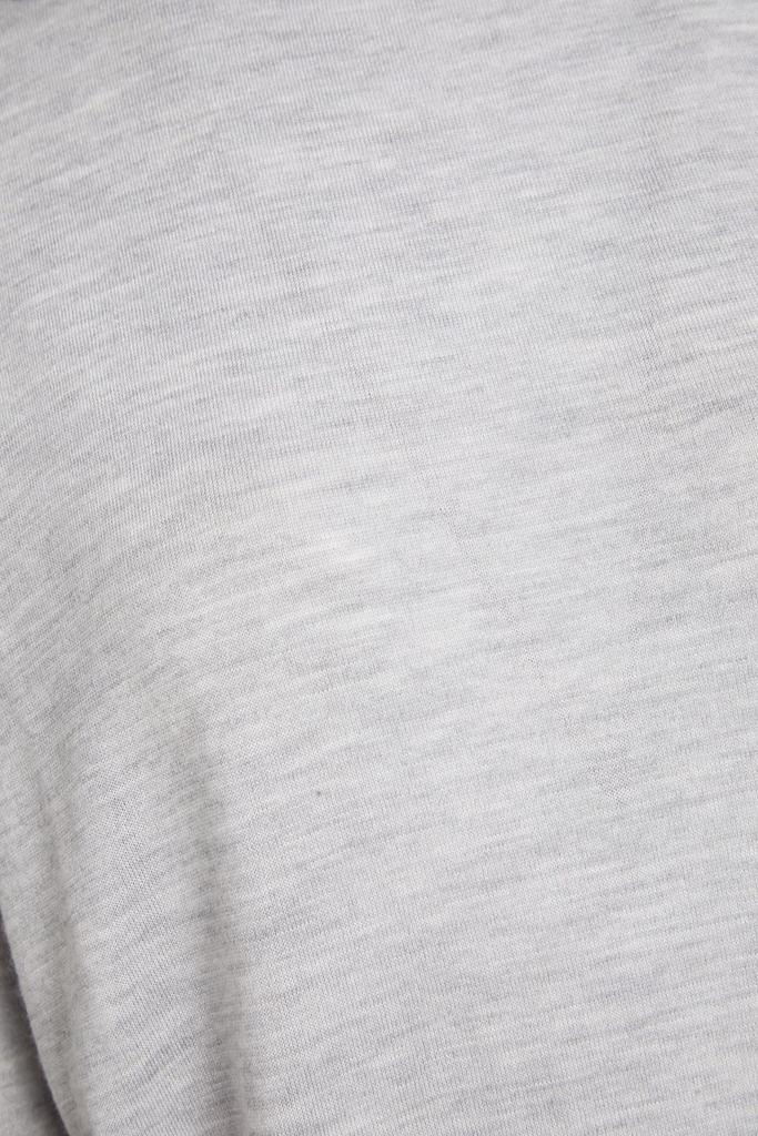 商品Brunello Cucinelli|Bead-embellished mélange cashmere and silk-blend turtleneck sweater,价格¥8323,第6张图片详细描述