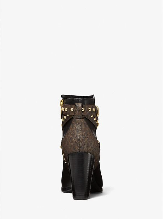 商品Michael Kors|Kincaid Studded Logo Trim Ankle Boot,价格¥593,第4张图片详细描述