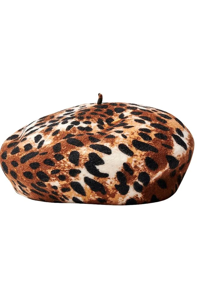 商品Brixton|Audrey Beret - Leopard,价格¥127,第1张图片