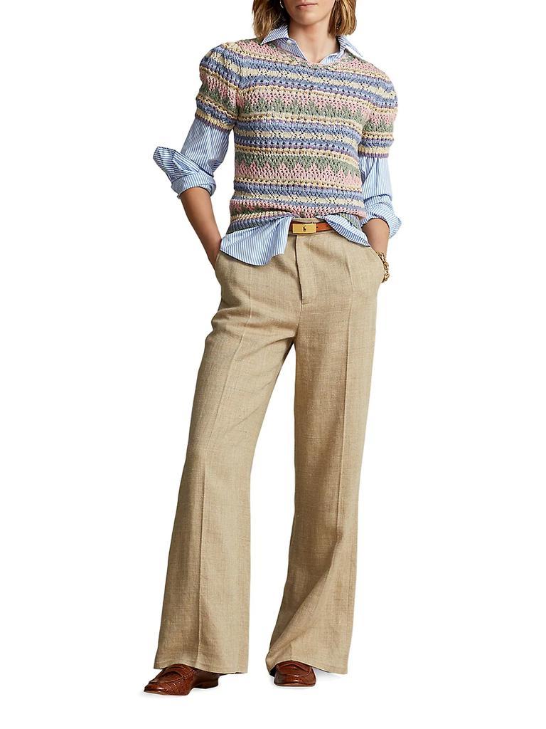 商品Ralph Lauren|Pointelle Stripe Crochet Sweater,价格¥2192,第4张图片详细描述