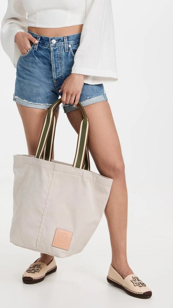 商品Tory Burch|Tory Burch Gracie 帆布托特包,价格¥730,第3张图片详细描述