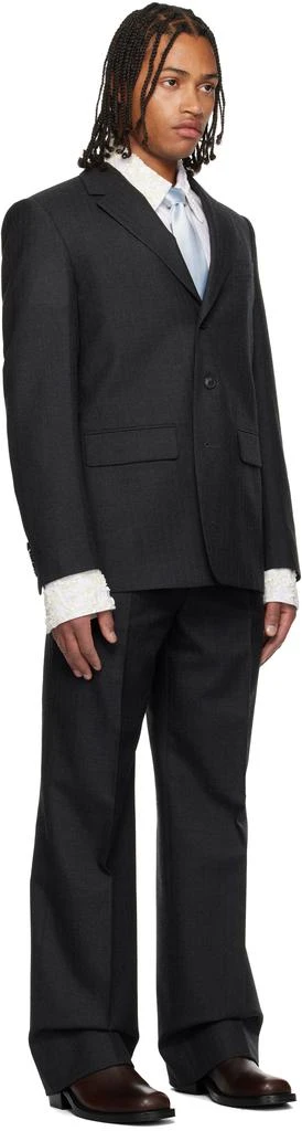 商品Dries Van Noten|Gray Wool Two-Piece Suit,价格¥19896,第2张图片详细描述