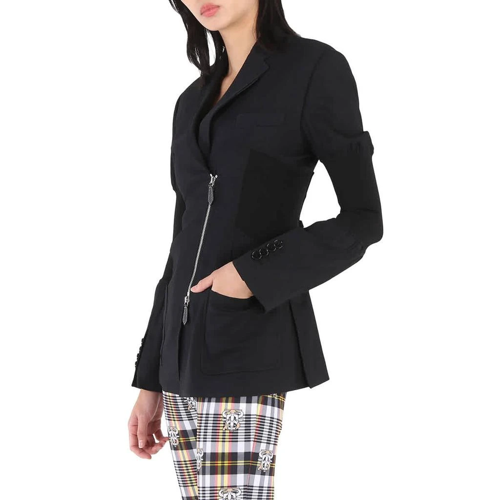 商品Burberry|Ladies Black Technical Twill Reconstructed Blazer,价格¥4319,第2张图片详细描述