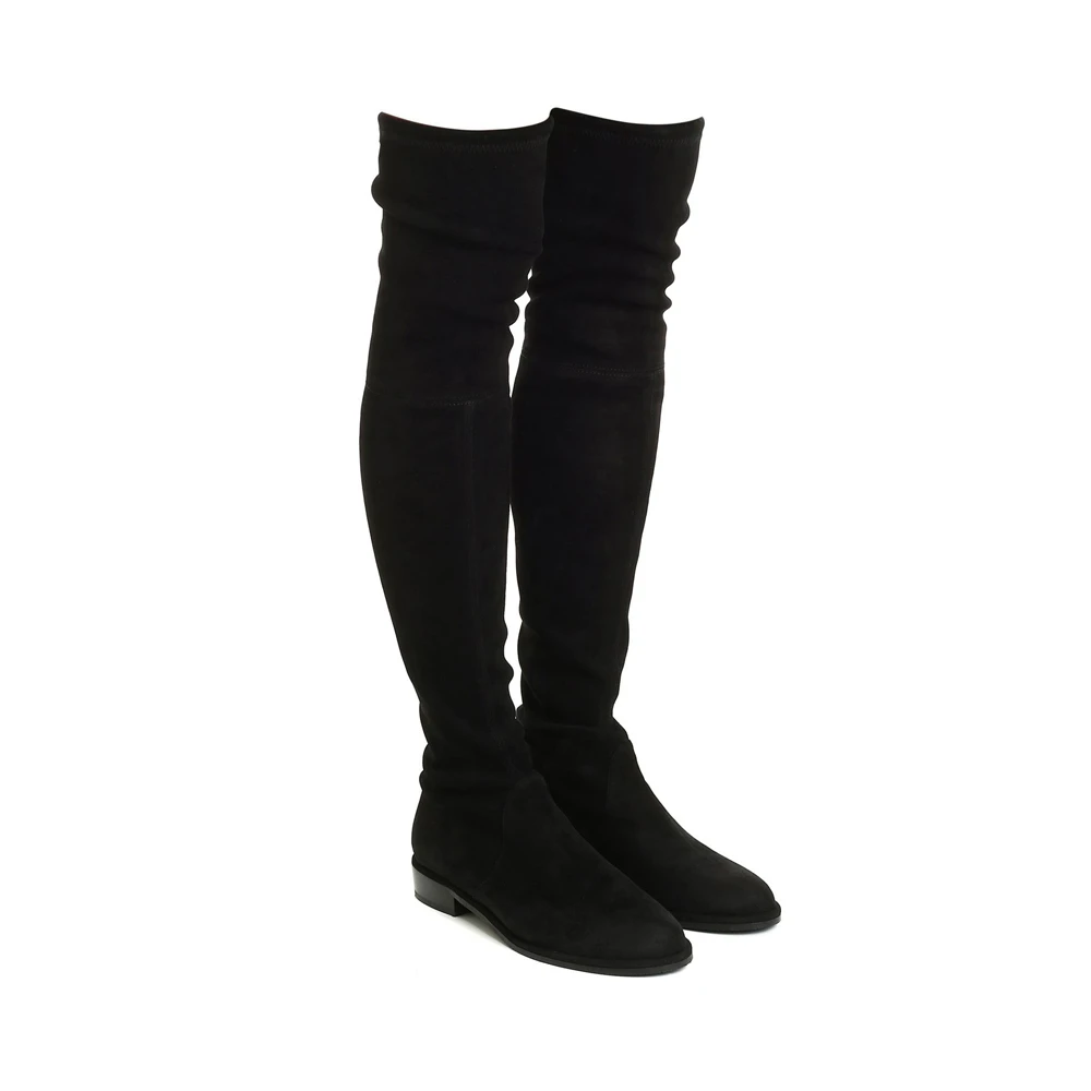 STUART WEITZMAN 女士踝靴 LOWLAND-SUEDE-STR-BLK 商品