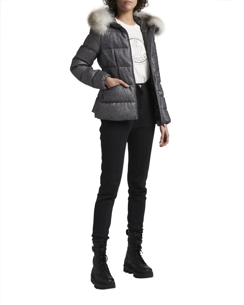 商品Moncler|Cardamine Puffer Jacket with Detachable Fur,价格¥11184,第1张图片