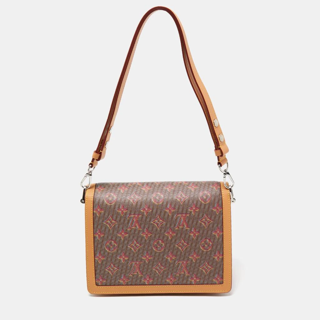 商品[二手商品] Louis Vuitton|Louis Vuitton Rose Monogram LV Pop Canvas Dauphine MM Bag,价格¥18219,第4张图片详细描述