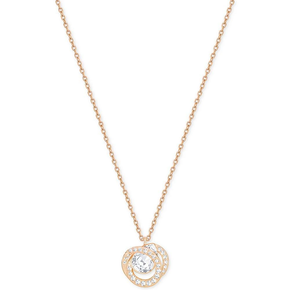 商品Swarovski|玫瑰金水晶吊坠项链,价格¥744,第1张图片