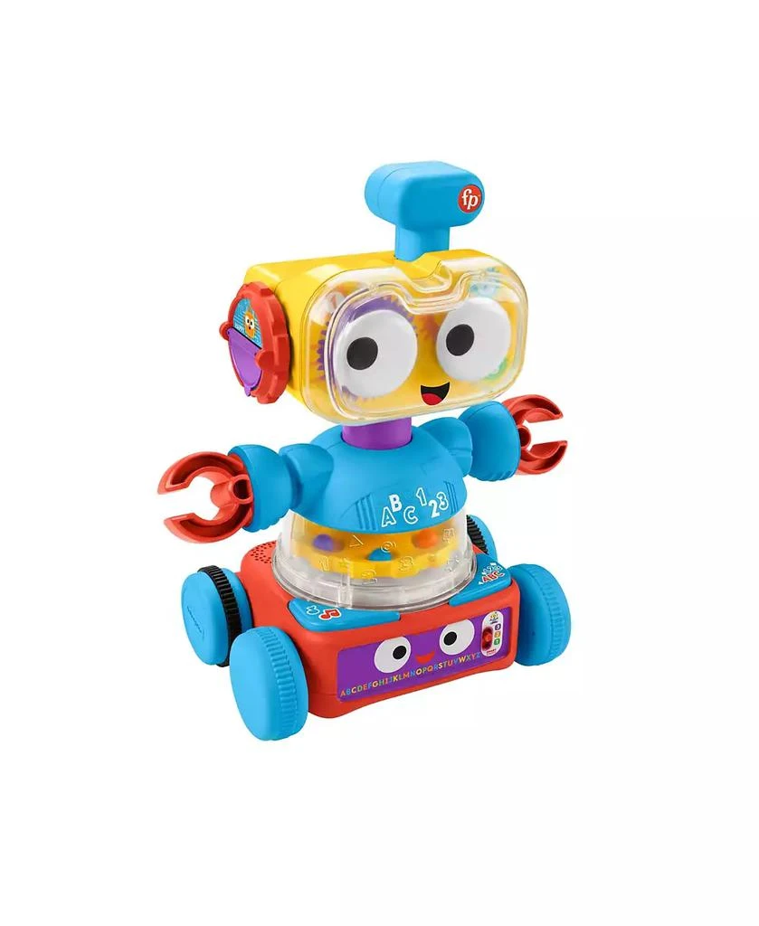 商品Fisher Price|Fisher-Price 4-in-1 Robot Baby to Preschool Learning Toy with Lights & Music,价格¥304,第1张图片