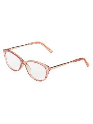 商品Oscar de la Renta|55MM Square Reading Glasses,价格¥114,第2张图片详细描述