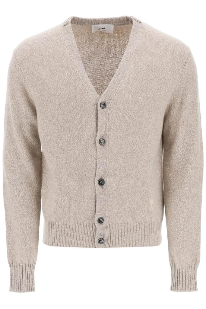 商品AMI|melange cashmere cardigan,价格¥2272,第1张图片