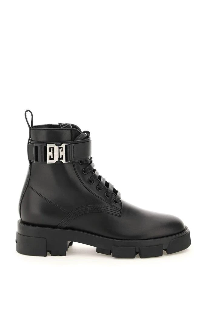 商品Givenchy|TERRA LEATHER COMBAT BOOTS,价格¥4503,第1张图片