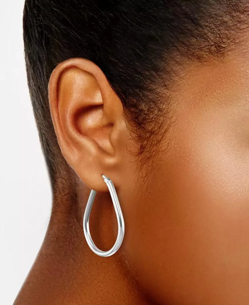 商品Macy's|Set of Three Hoop Earrings in 14k Yellow Gold Vermeil and Sterling Silver,价格¥1861,第2张图片详细描述