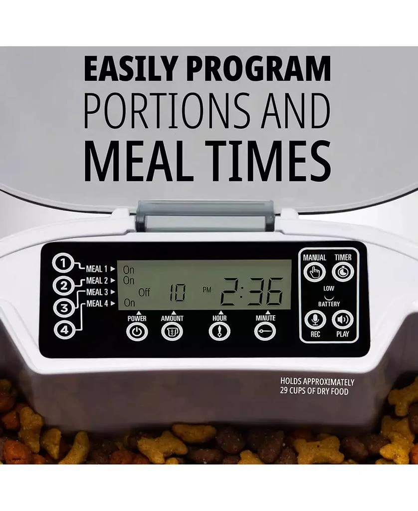 商品Pawple|Automatic Pet Feeder, Food Dispenser for Cats & Dogs with Timer,价格¥558,第2张图片详细描述