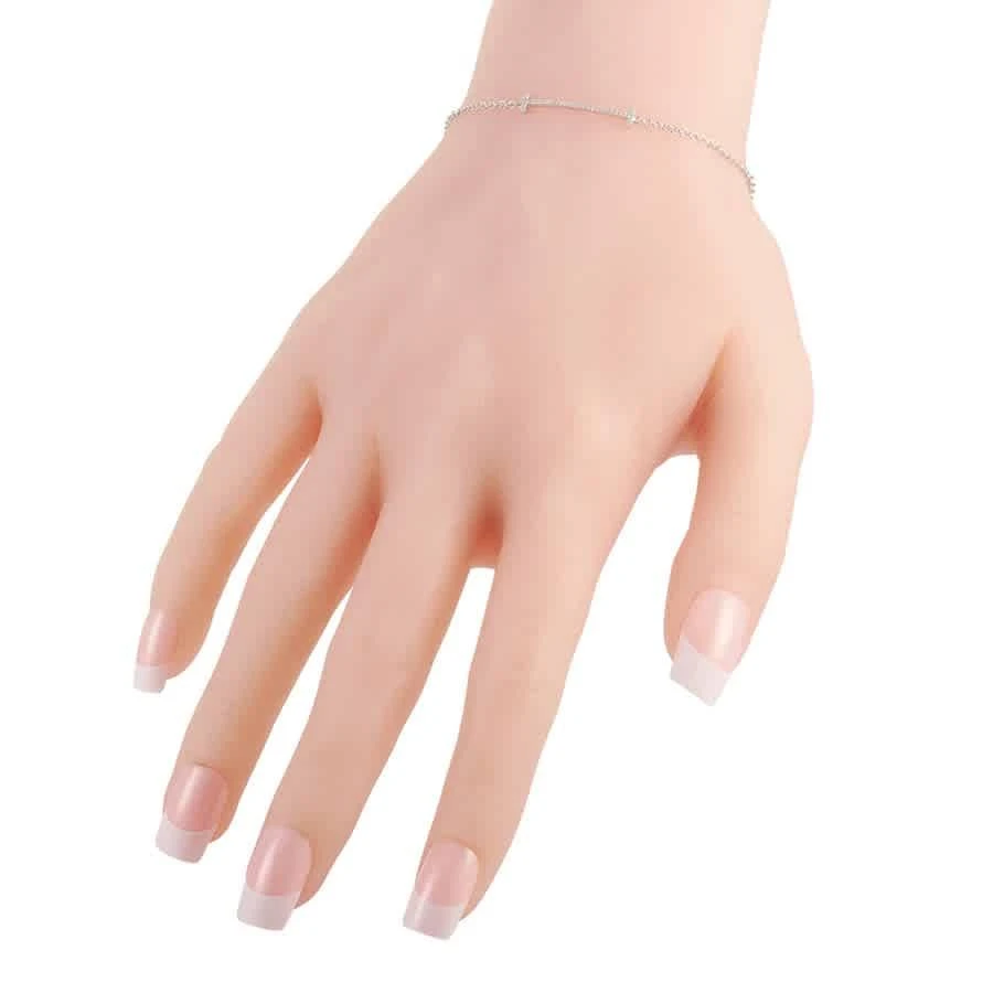 商品LB Exclusive|14K White Gold 0.10 ct Diamond Bracelet,价格¥1302,第2张图片详细描述