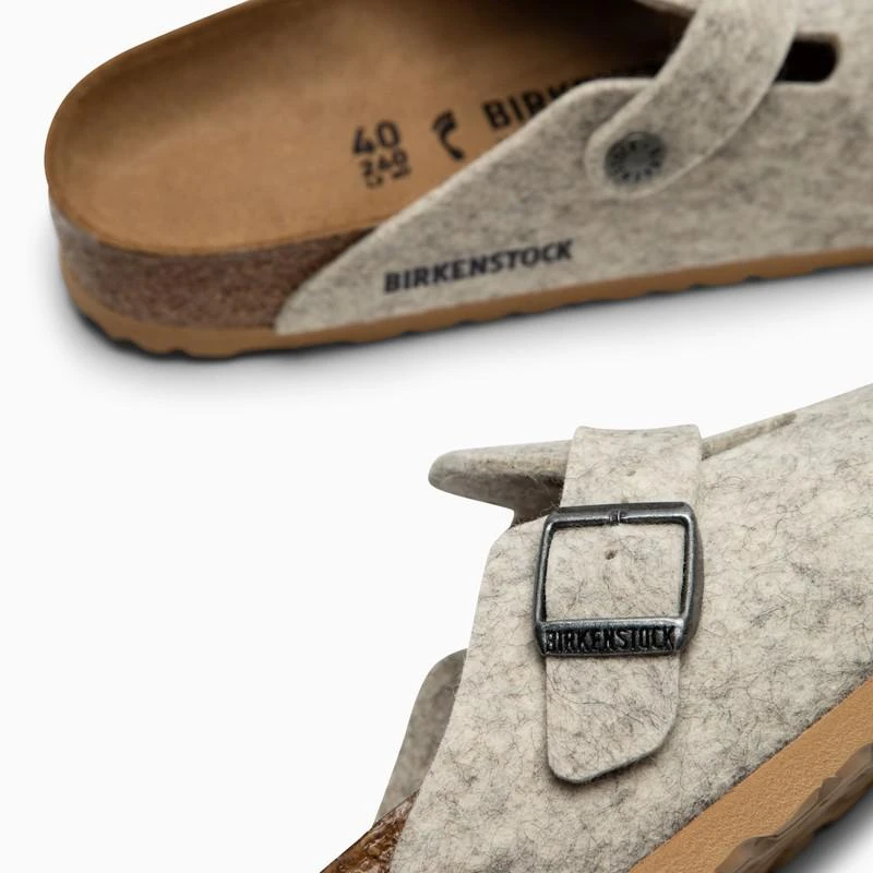 Grey felt Boston slipper 商品