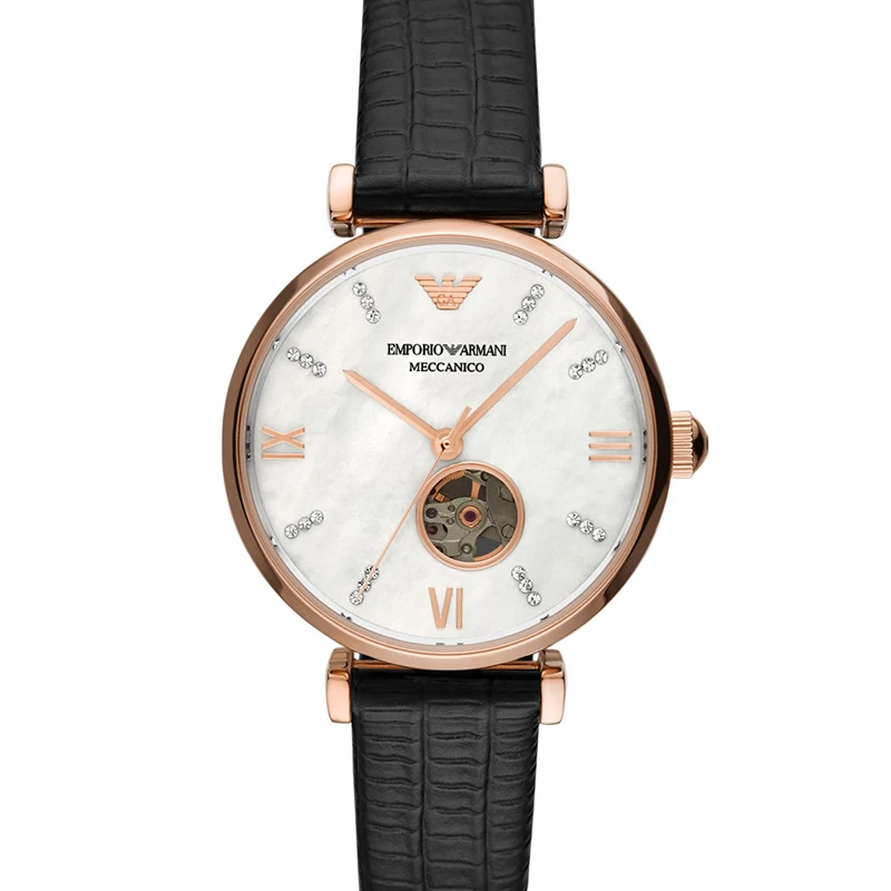 商品Emporio Armani|阿玛尼ARMANI 手表 满天星手表时尚镶钻女士机械腕表 AR60047,价格¥2967,第1张图片
