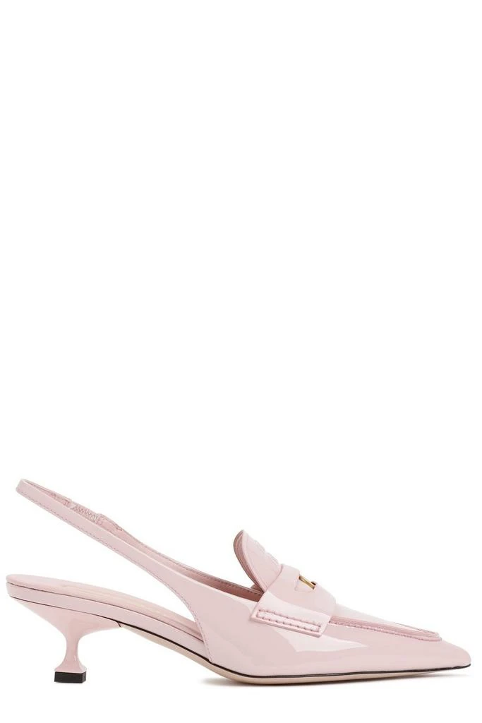 商品Miu Miu|Miu Miu Slingback Loafers,价格¥5512,第1张图片