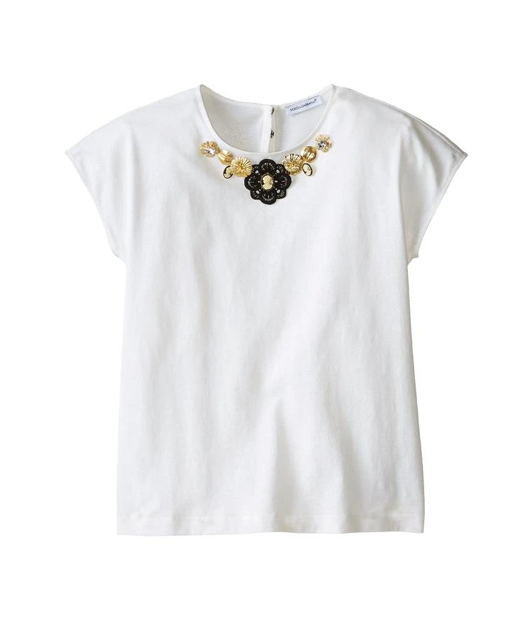 商品Dolce & Gabbana|大童Dolce & Gabbana Kids City Jeweled T-Shirt (Big Kids),价格¥1514,第1张图片