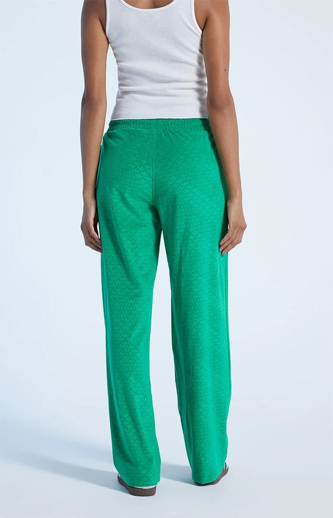 商品Adidas|Eco Green Adicolor Heritage Now Velour Sweatpants,价格¥558,第4张图片详细描述