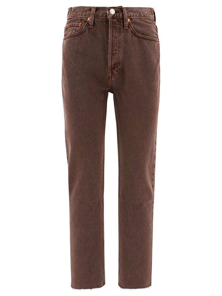 商品Re/Done|Re/Done Womens Brown Pants,价格¥2854,第1张图片