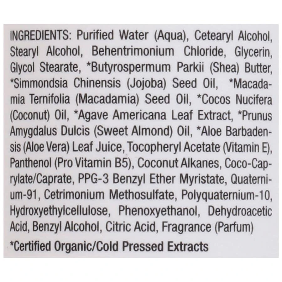 商品Raw Sugar|The Moisture Smoothie Conditioner Coconut + Agave + Sweet Almond Milk,价格¥59,第4张图片详细描述