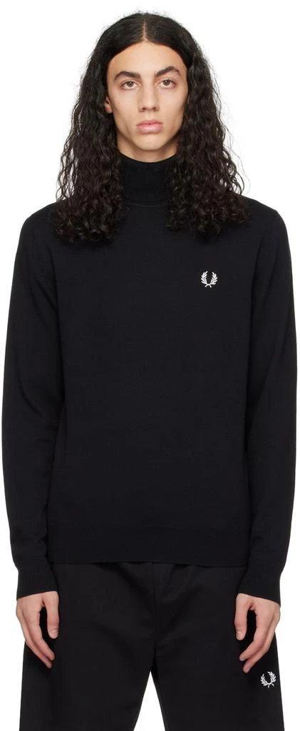 商品Fred Perry|Black Turtleneck Turtleneck,价格¥977,第1张图片