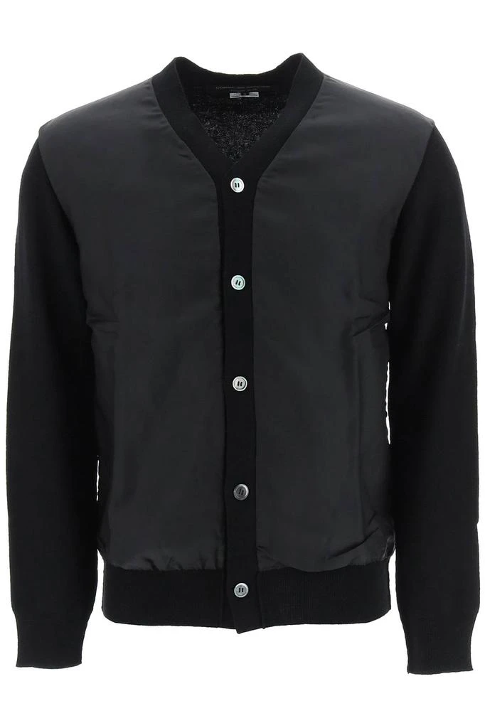 商品Comme des Garcons|Comme des garcons homme plus wool and cupro cardigan,价格¥2967,第1张图片