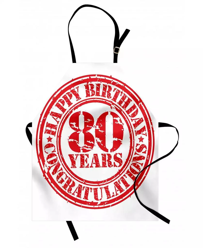 商品Ambesonne|80th Birthday Apron,价格¥191,第1张图片