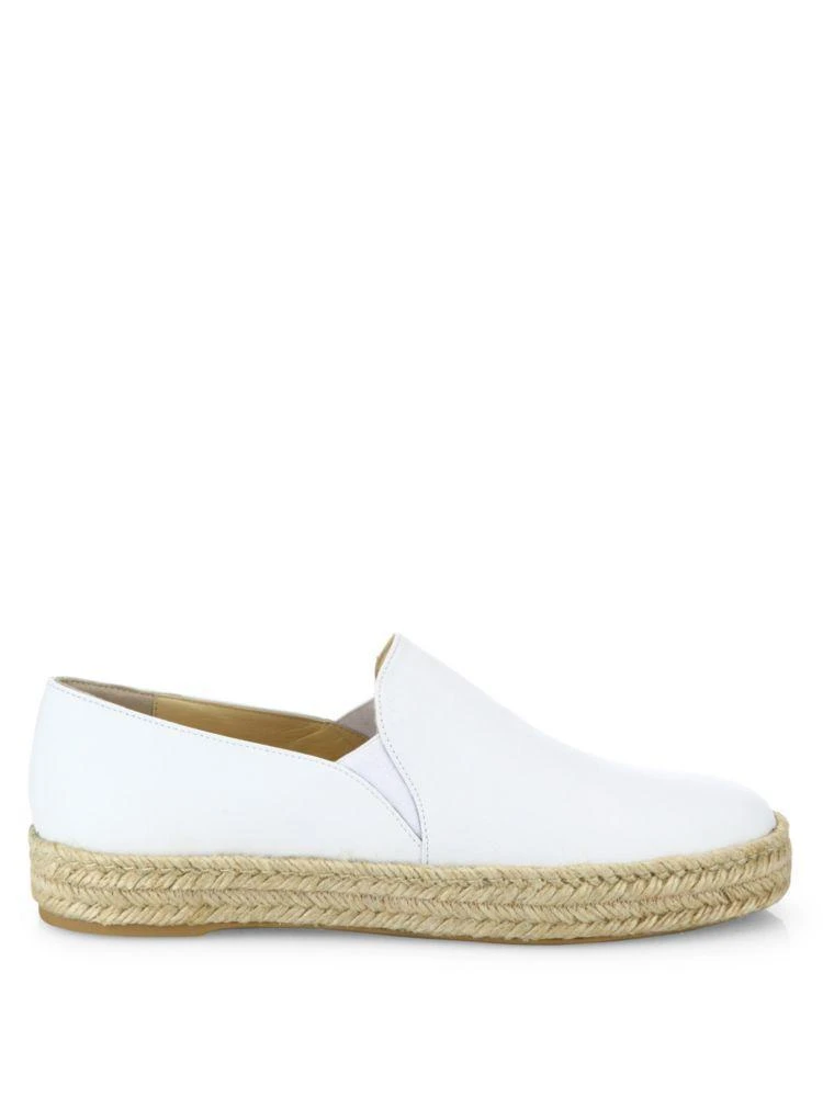 商品Stuart Weitzman|Nugal Leather Espadrille Skate Sneakers,价格¥1104,第5张图片详细描述