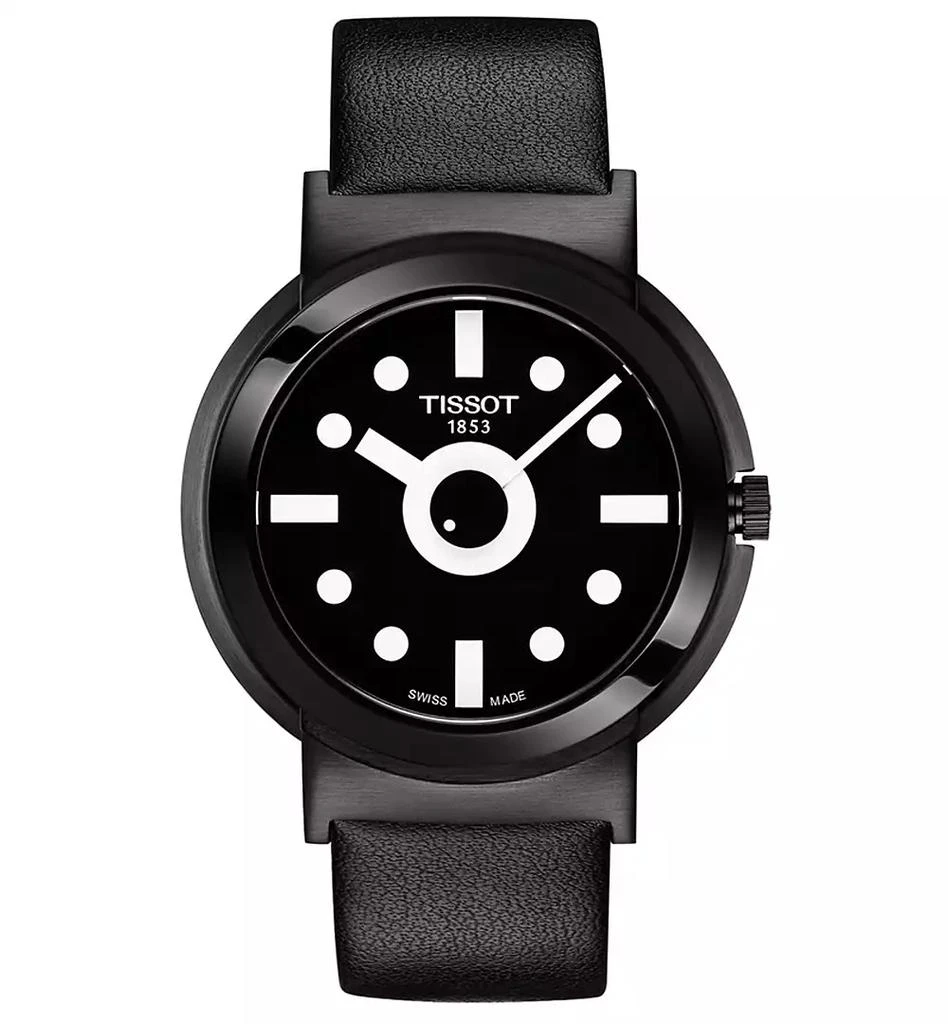 商品Tissot|Men's Swiss Heritage Memphis Interchangeable Black & Teal Strap Watch 41mm,价格¥3383,第1张图片