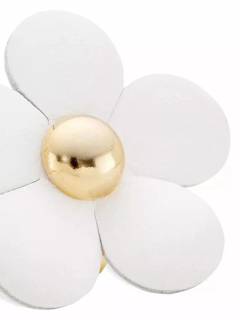 商品ROSANTICA|Primula Goldtone & Leather Flower Drop Earrings,价格¥1541,第4张图片详细描述