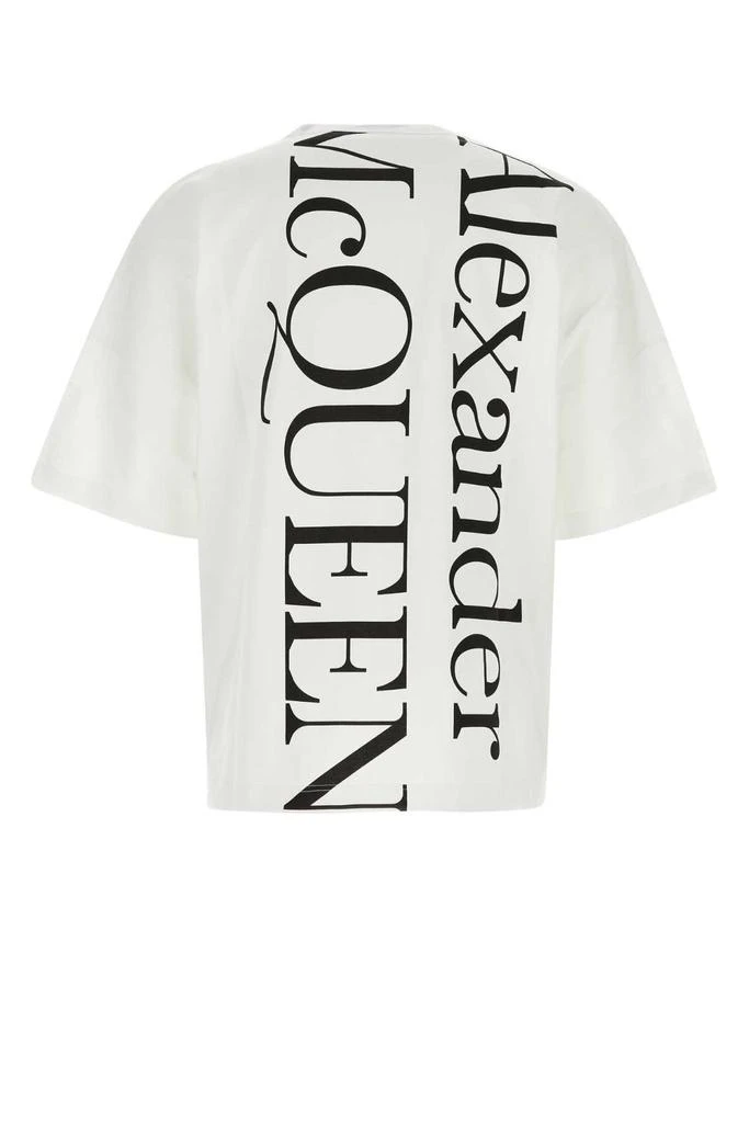 商品Alexander McQueen|Alexander McQueen Logo Printed Oversize-Fit T-Shirt,价格¥2134,第2张图片详细描述