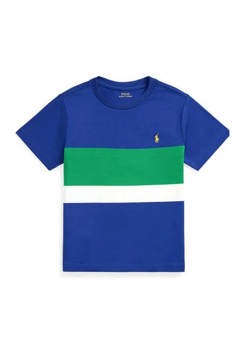 商品Ralph Lauren|Lauren Childrenswear Boys 2 7 Striped Cotton Jersey T Shirt,价格¥223,第1张图片