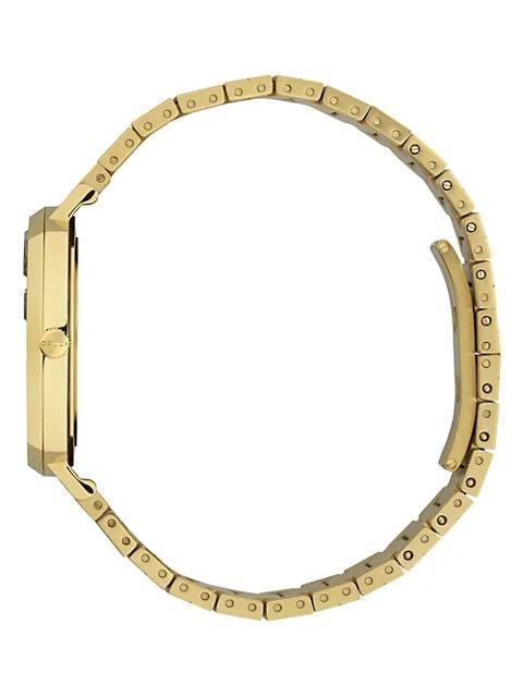 商品Gucci|Grip GG Yellow Gold PVD Bracelet Watch,价格¥12658-¥14519,第7张图片详细描述