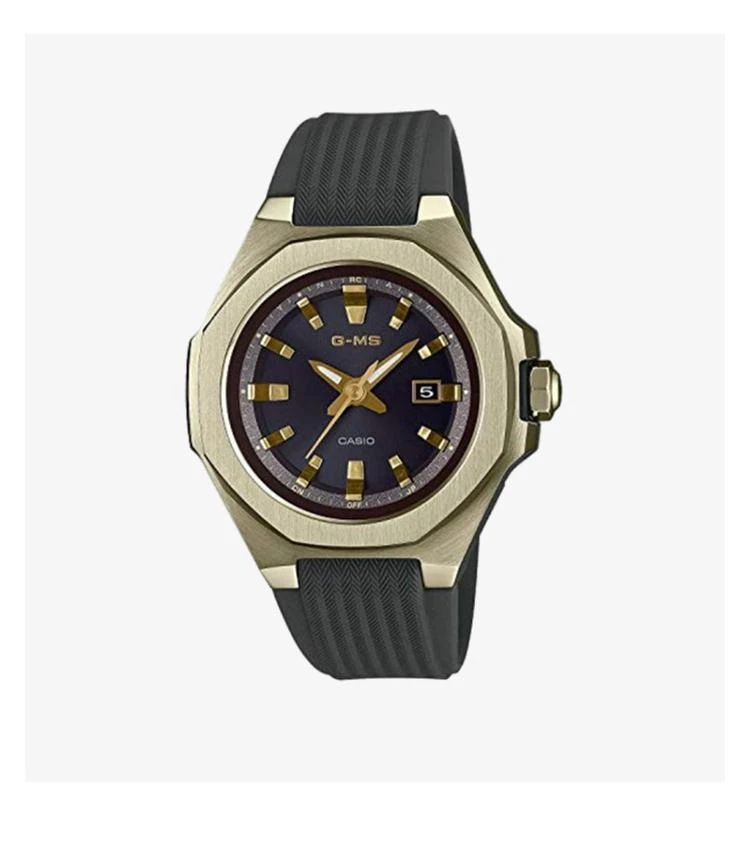 商品Casio|日本直邮CASIO卡西欧女士手表MSG-W350G-3AJF太阳能黑色腕表,价格¥4033,第4张图片详细描述