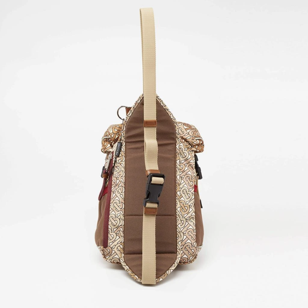 商品Burberry|Burberry Beige TB Monogram Nylon Leo Backpack,价格¥4689,第4张图片详细描述